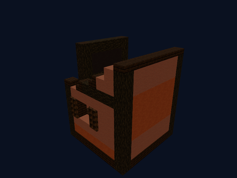 Салун: схематика Minecraft