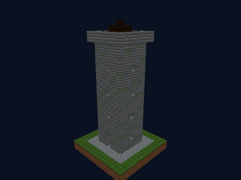 Сторожевая башня: схематика Minecraft
